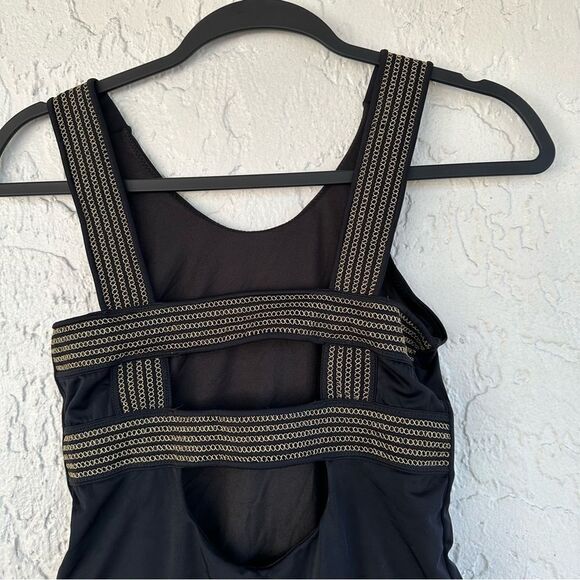 LITTLE PEIXOTO Swimsuit Girl's 16 Ivy Goldtone Strap One-Piece - Picture 5 of 8